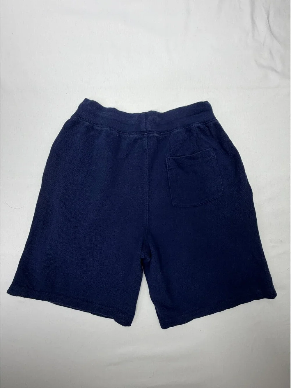 Polo Ralph Lauren Boy's Shorts Sweat Drawstring Knit Mid Rise Logo Size S Blue